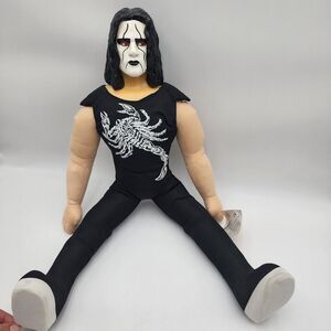 WCW Sting 24" Plush Doll Wrestling Figure 1990s Play by Play Vintage RARE READ‎